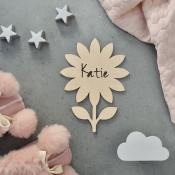 Personalised Flower Name Sign, 2 of 8