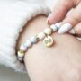 Howlite Beaded Bracelet Essential Oil Gift Set For Stress Relief, thumbnail 2 of 5