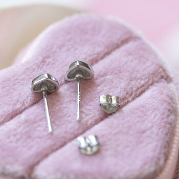 Sweet Heart Stud Earrings, 3 of 8