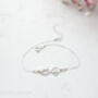 Cat Mum Gift, Personalised Sterling Silver Cat Bracelet, thumbnail 6 of 10