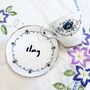Funny Upcycled 'Slag' Vintage Teacup And Saucer, thumbnail 3 of 10