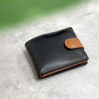 Personalised Premium Leather Wallet For Him, 2 of 7