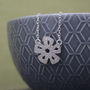 Sterling Silver Watercolour Baby Daisy Necklace, thumbnail 2 of 6