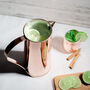 Handmade Solid Copper Pitcher, Tin Lined Inside, thumbnail 3 of 9