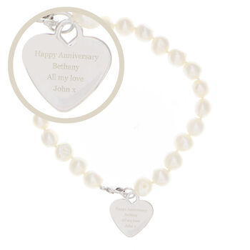 Personalised Pearl Message Bracelet Gift, 2 of 6