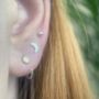 Open Opal Earring Huggie Hoops, thumbnail 6 of 6