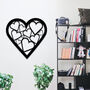Wooden Heart Wall Art Decor Gift For Anniversary Or New Home, thumbnail 1 of 9