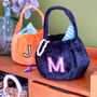 Personalised Trick Or Treat Velvet Halloween Bag, thumbnail 3 of 3