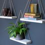 White Hand Painted Floating Shelves, thumbnail 1 of 5
