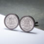 1935 90th Birthday Sixpence Coin Cufflinks, thumbnail 4 of 4