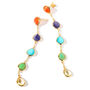 Rainbow Teardrop Gemstone Earrings, thumbnail 2 of 2