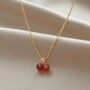 Cherry Earrings And Necklace Set, thumbnail 1 of 5