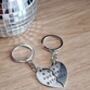 Best F*Cking Bitches Split Heart Friendship Keyrings, thumbnail 3 of 4