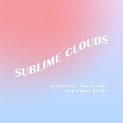 Sublime Clouds - Earth aware stationery, washi tape & paper goods