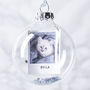 Sequin Personalised Photo Bauble, thumbnail 3 of 6