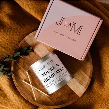 You're A Graduate Gift Set. Wood Wick University Graduate Gift, 5 of 5