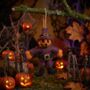Handmade Felt Jack The Pumpkin Halloween Decoration, thumbnail 1 of 4