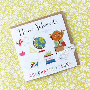 New School Congratulations Card, 4 of 5