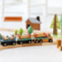 Personalised Wooden Wild Pines Train Set, thumbnail 7 of 12