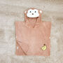 Personalised Cheeky Monkey Children Poncho Towel, thumbnail 6 of 10