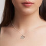 'Happiness' Amulet Coin Necklace, thumbnail 3 of 7