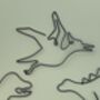 Set Of Wire Dinosaurs, thumbnail 3 of 10