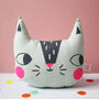 Screen Printed Cat Cushion, thumbnail 4 of 11