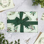 Christmas Wrapping Paper Christmas Foliage Design, thumbnail 2 of 11