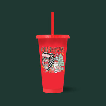 Red Christmas Cold Cup, 5 of 9