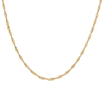 Twist Chain Necklace Gold, 2 of 2