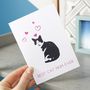 Best Cat Mum Ever Funny Pet Mother's Day Card, thumbnail 2 of 3