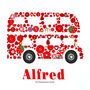 Personalised Button London Bus, thumbnail 2 of 4