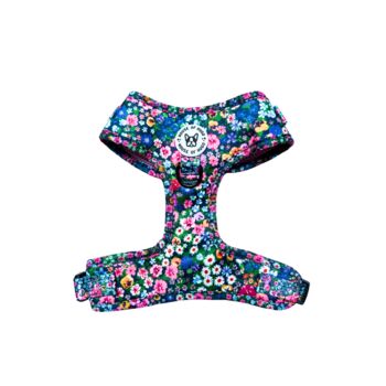 Candy Floral Adjustable Padded Dog Harness, 3 of 10