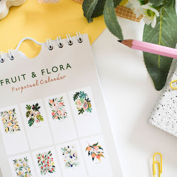 Fruit And Flora Perpetual Calendar, 6 of 9