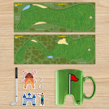 Mini Golf Mug And Coaster Kit, 4 of 4