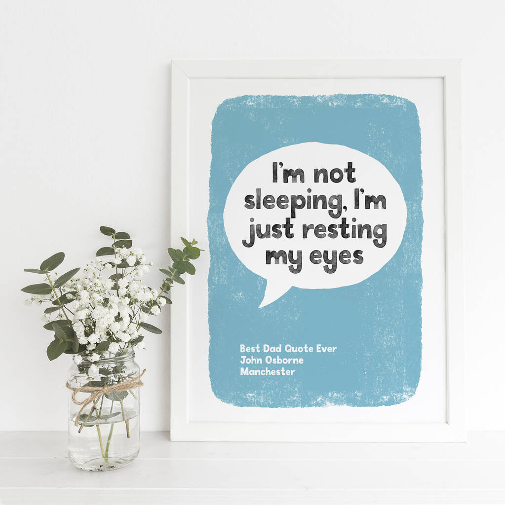 Funny Dad's Sayings Print By Alexandra Snowdon Funny Dad's Sayings Print By Alexandra Snowdon