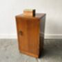 Vintage 1940’s Bedside Cabinet With Decorative Handle, thumbnail 12 of 12