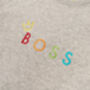 'Boss' Embroidered Adult Organic Sweatshirt, thumbnail 2 of 2