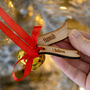 Personalised I Believe In Christmas Bell Decoration, thumbnail 1 of 5