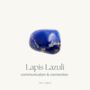 Lapis Lazuli Friendship Crystal Intention Candle, thumbnail 5 of 5