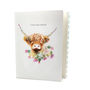 Luxury Highland Cow Notebook / Journal, thumbnail 3 of 5