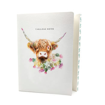 Luxury Highland Cow Notebook / Journal, 3 of 5
