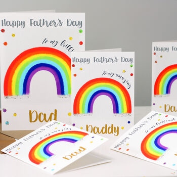 Rainbow Relation Father's Day Card, 9 of 11