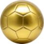 Gold Football Ball Size Five Golden Full Size Soccer, thumbnail 3 of 3