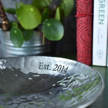 10th Anniversary Aluminium Trinket Bowl Medium, 6 of 12