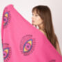 Pink Eye Organic Cotton Peshtemal Towel, thumbnail 6 of 6