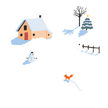 Winter Fox Christmas Card, 3 of 4