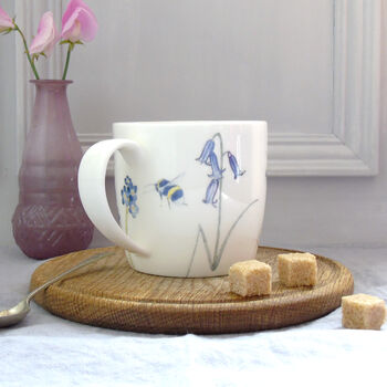 Spring Flower And Bees Bone China Mug, 12 of 12