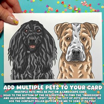 Personalised American Pitbull Terrier Birthday Card, 8 of 12