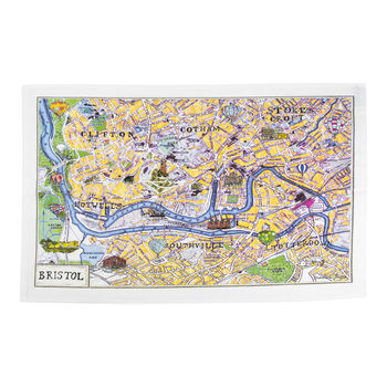 Bristol Map Tea Towel, 3 of 4